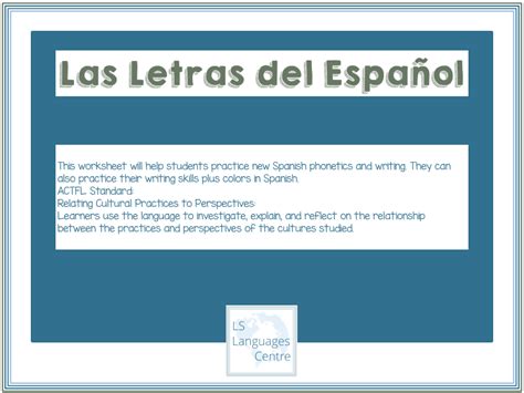 letras del espanol abc spanish letters teaching resources