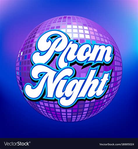 prom night party background  poster  flyer vector image