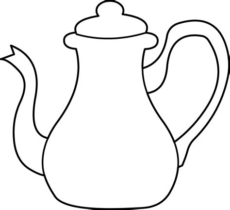teapot outline   teapot outline png images