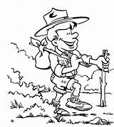 Coloring Pages Scouts Boy Scouting Adventure Tocolor sketch template