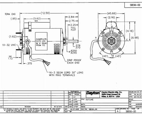 dayton condenser fan motor wiring diagram