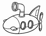 Submarine Submarino Medios Sottomarino Coloriage Colorir Transporte Acuáticos Coloringcrew Submarinos Vbs Submerged Dessin Transpotes Acolore Maestra Imprimir Coloriages Vehiculos Colorier sketch template