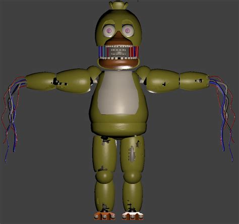 finished  withered chica    bib  rigging