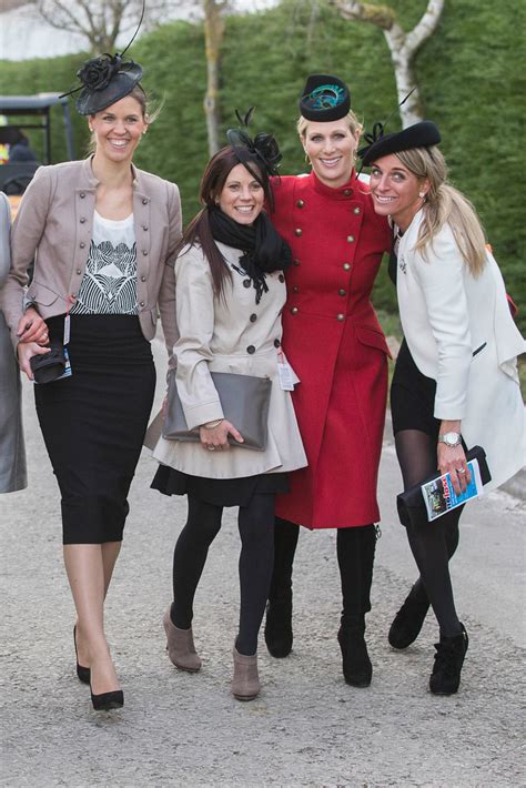 Zara Phillips Enjoys Girls Day Out At Cheltenham Festival