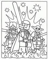 Wars Star Coloring Lego Pages Colouring Clipart Sheet sketch template