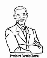 Barack Presidents sketch template