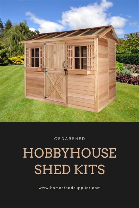 Cedarshed Hobbyhouse Prefab Shed Kits Prefab Sheds Prefab Shed Kits