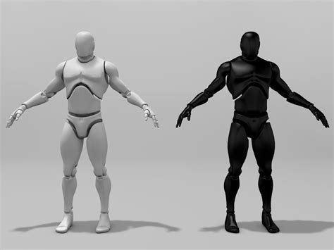 rigged characters free vr ar low poly 3d model rigged obj 3ds fbx
