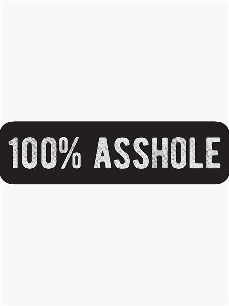 100 asshole cool motorcycle or funny helmet stickers
