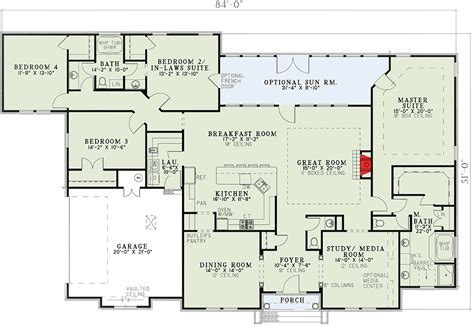 traditional house plan   law suite  architectural designs house plans