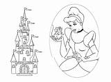 Castle Coloring Pages Cinderella Disney Frozen Elsa Lego Drawing Hogwarts Color Sheets Charming Prince Princess Ice Getdrawings Kids Clipart Printable sketch template
