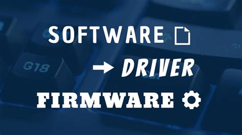 difference  software driver firmware