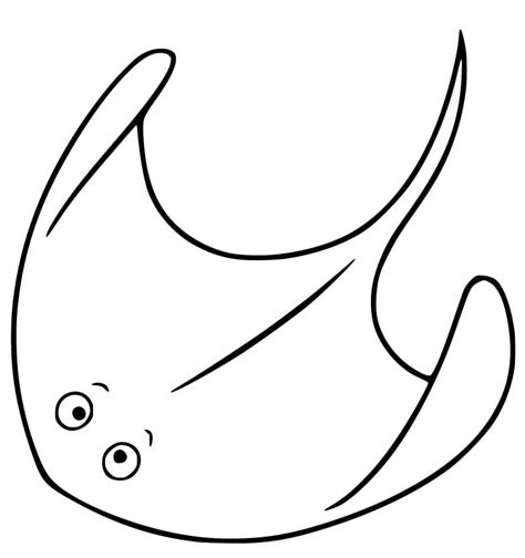 stingray coloring page  printable coloring pages  kids