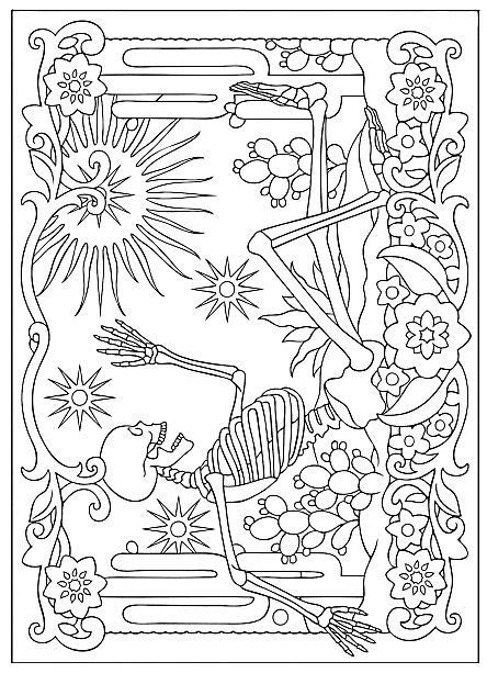 day   dead coloring pages dogs haven day   dead coloring