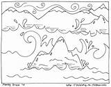 Coloring Land Pages God Creation Ground Water Made Created Printable Story Earth Color Dry Activities Colouring Clipart Day3 Sunday School sketch template