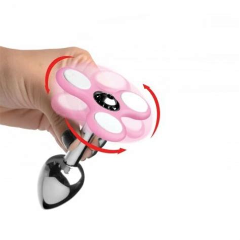 Light Up Fidget Spinner Anal Plug Butt Dildo Sex Toy Ebay