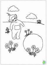Coloring Teletubbies Pages Dinokids Dipsy Close Print Getcolorings sketch template