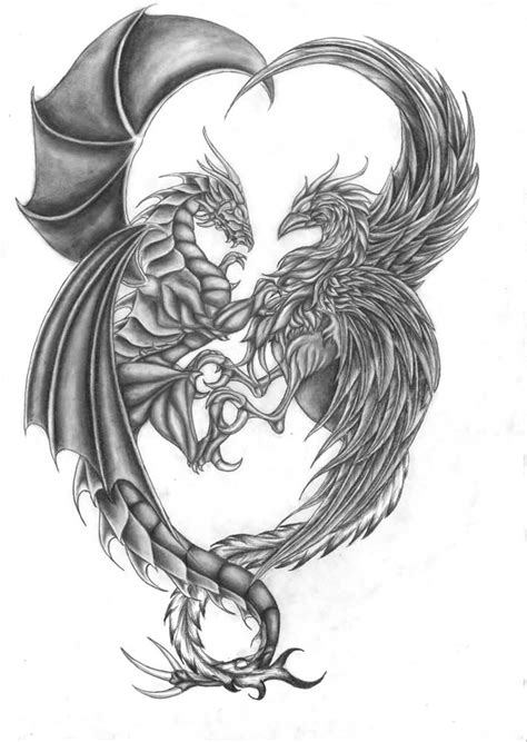 fantasy dragon tattoos designs images  ideas