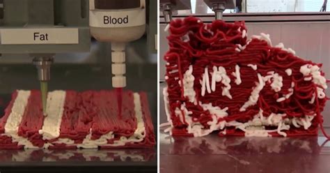 process for 3d printing steak is oddly satisfying