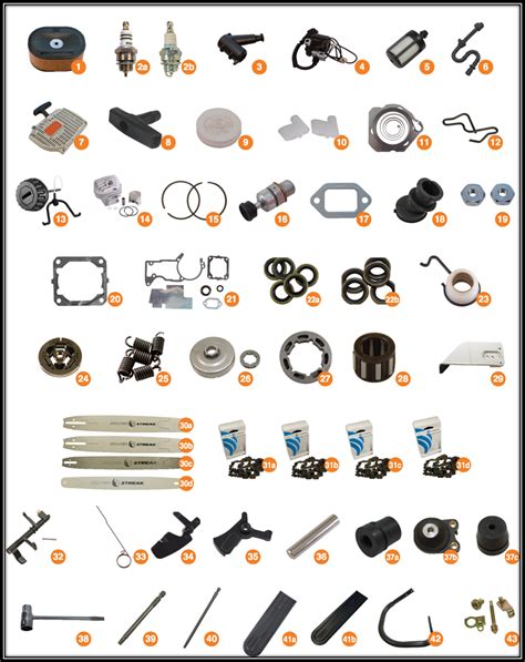 stihl msc chainsaw parts manual