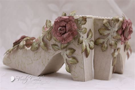 verity cards elegant flower shoes