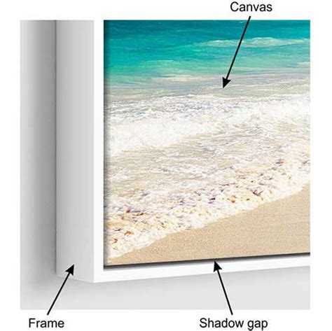 canvas floater frames canvas picture frame