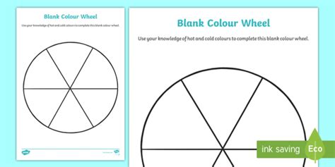 printable blank color wheel