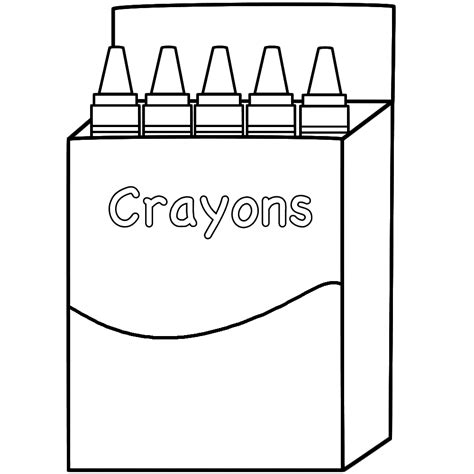 crayon box clipartsco