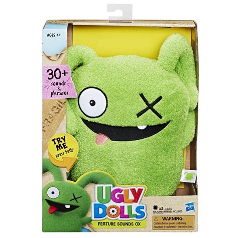 Uglydolls Feature Sounds Ox Stuffed Plush Toy That Talks Official