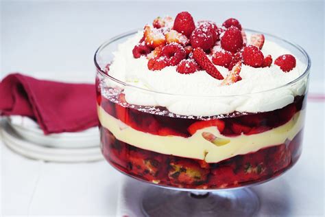 traditional trifle recipe  jelly  custard