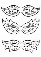 Carnevale Maschere Colorir Carnaval Mascaras Stampare Imprimir Veneziane Masken Fasching Mardi Maske Gras Mascara Ritagliare Eletrico Fai Costumi Maschera Lotto sketch template