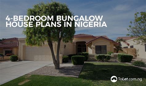 4 Bedroom Bungalow House Plans In Nigeria Tolet Insider