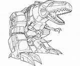 Transformers Coloring Grimlock Pages Cybertron Visit Dinosaur sketch template