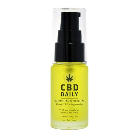 earthly body cbd daily soothing serum oil treatment 20ml