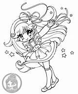 Yampuff Chibi Lineart Moonglow Brite Coloriages Sarahcreations sketch template