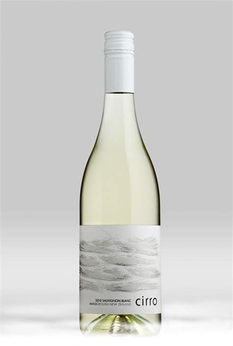 cirro sauvignon blanc tass gyenes design botellas de vino vino