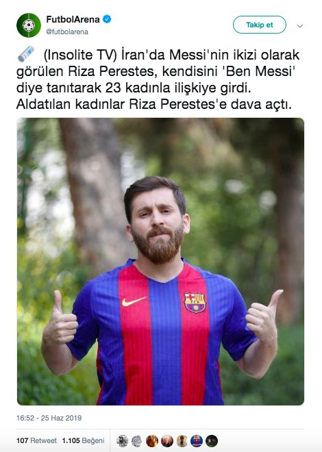 Lionel Messi Lookalike Iran