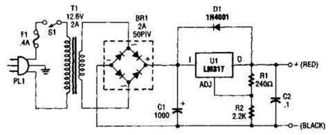 simple configurable power supply circuit diagram electronic circuit