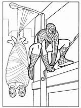 Spiderman Cattivi Supereroe Legati Eroe sketch template