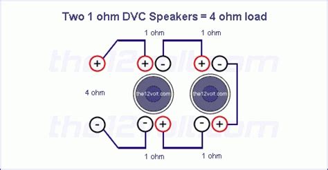 ohm dual voice coil wiring diagram fuse box  wiring diagram