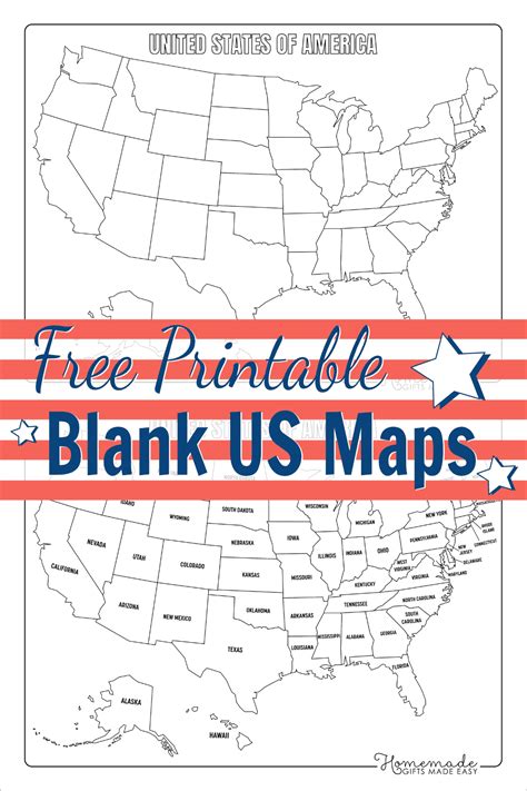 printable blank  map