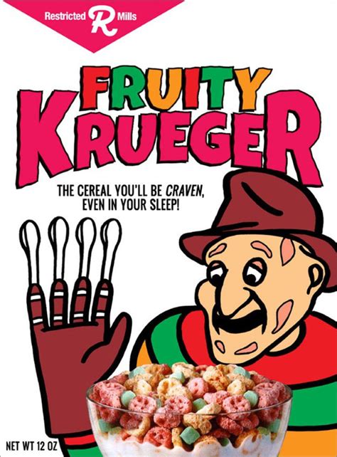 cearal killers breakfast cereals imagined with horror movie character mascots geekologie