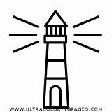 Leuchtturm Faro Ausmalbilder Ultracoloringpages Malvorlagen Prints Lighthouse sketch template