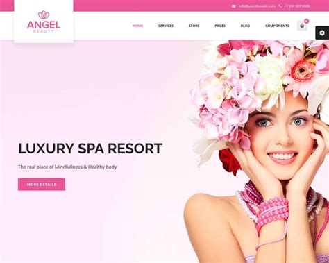 latest website concept spa website templates spa website spa salon