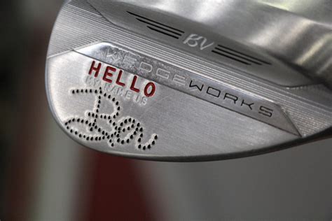 A Couple Of Custom Stamped Vokey Wedges 2020 Wmpo Tour