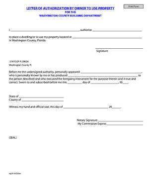 sample letter  authorization giving permission   form fill