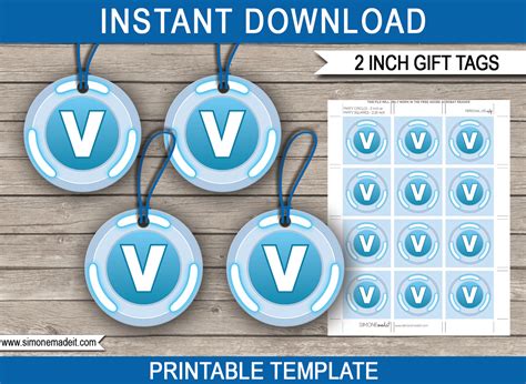fortnite  bucks cupcake toppers template cupcake toppers template