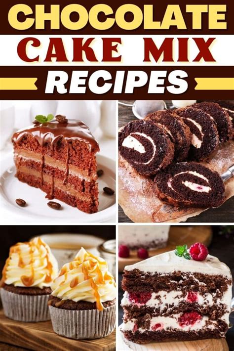 chocolate cake mix recipes youll love insanely good