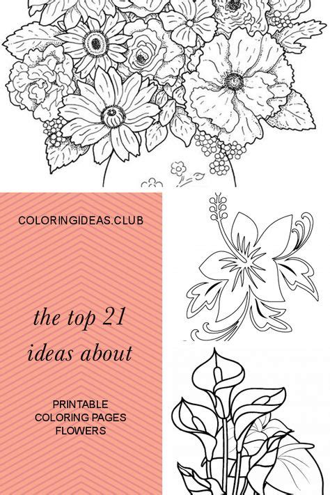 top  ideas  printable coloring pages flowers printable