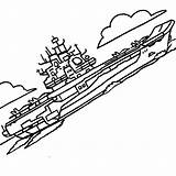 Carrier Aircraft Coloring Pages Navy Kuznetsov Class Cvn Ship sketch template